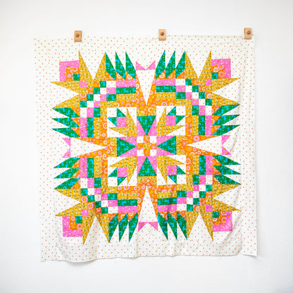 SAMPLE SALE: Radical pieced Quilt Top