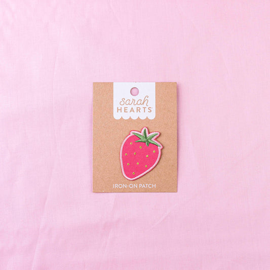 Strawberry Iron On Patch - Sarah Hearts