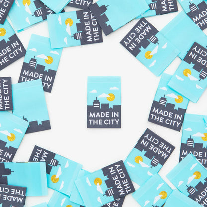Made in the City Woven Labels by Sarah Hearts