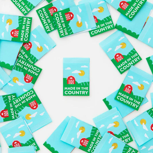 Made in the Country Woven Labels by Sarah Hearts