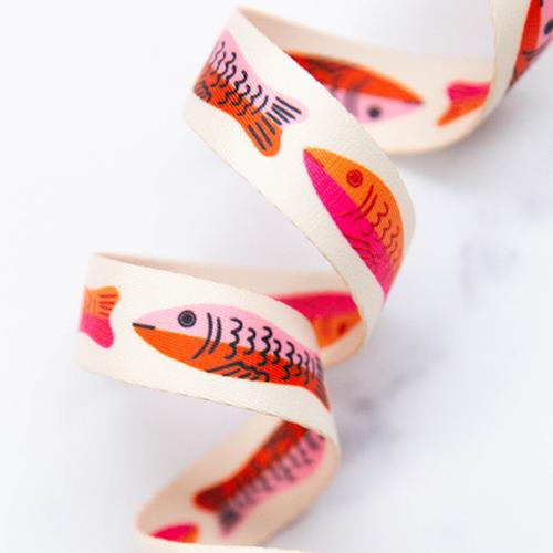 1" Sardines in Pink by Alexia Abegg for Stitch Supply Co