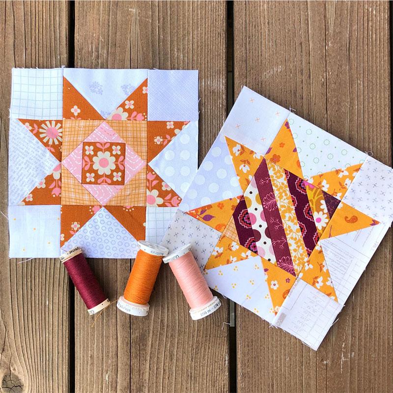6" Scrappy Stars Foundation Paper Pad by Leila Gardunia Design