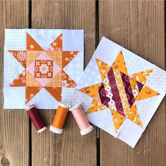 6" Scrappy Stars Foundation Paper Pad by Leila Gardunia Design