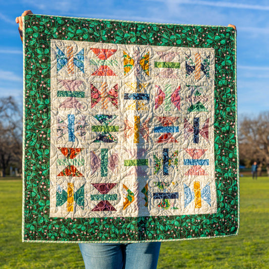 Sample Sale: Secret Garden Finished Mini Quilt