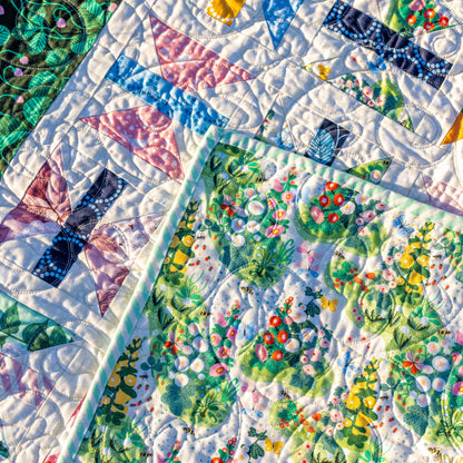 Sample Sale: Secret Garden Finished Mini Quilt