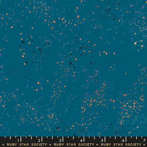Speckled Metallic Teal  RS5027 53M- by Rashida Coleman Hale for Ruby Star 