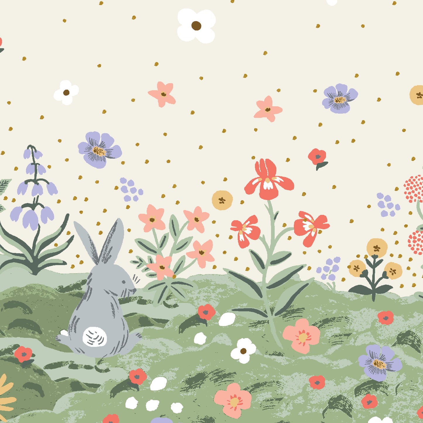 Spring Meadow - Cream Metallic - RP1506-CR2M - by Rifle Paper Co.