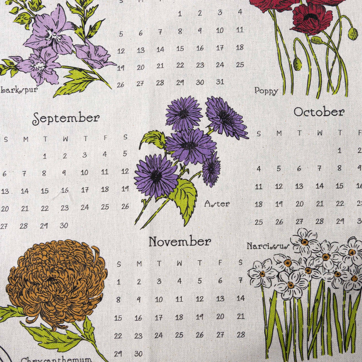 Stacy Iest Hsu 2026 Calendar Tea Towel