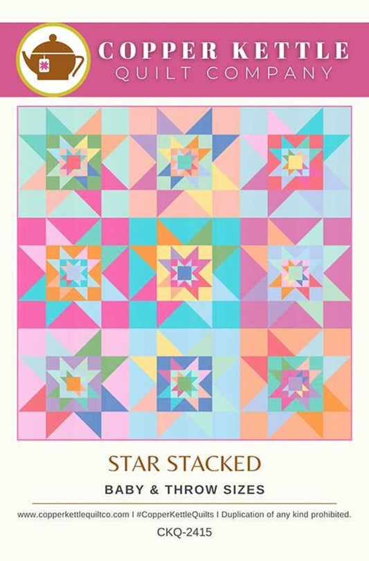 Split Star Paper Pattern by Copper Kettle Quilt Co