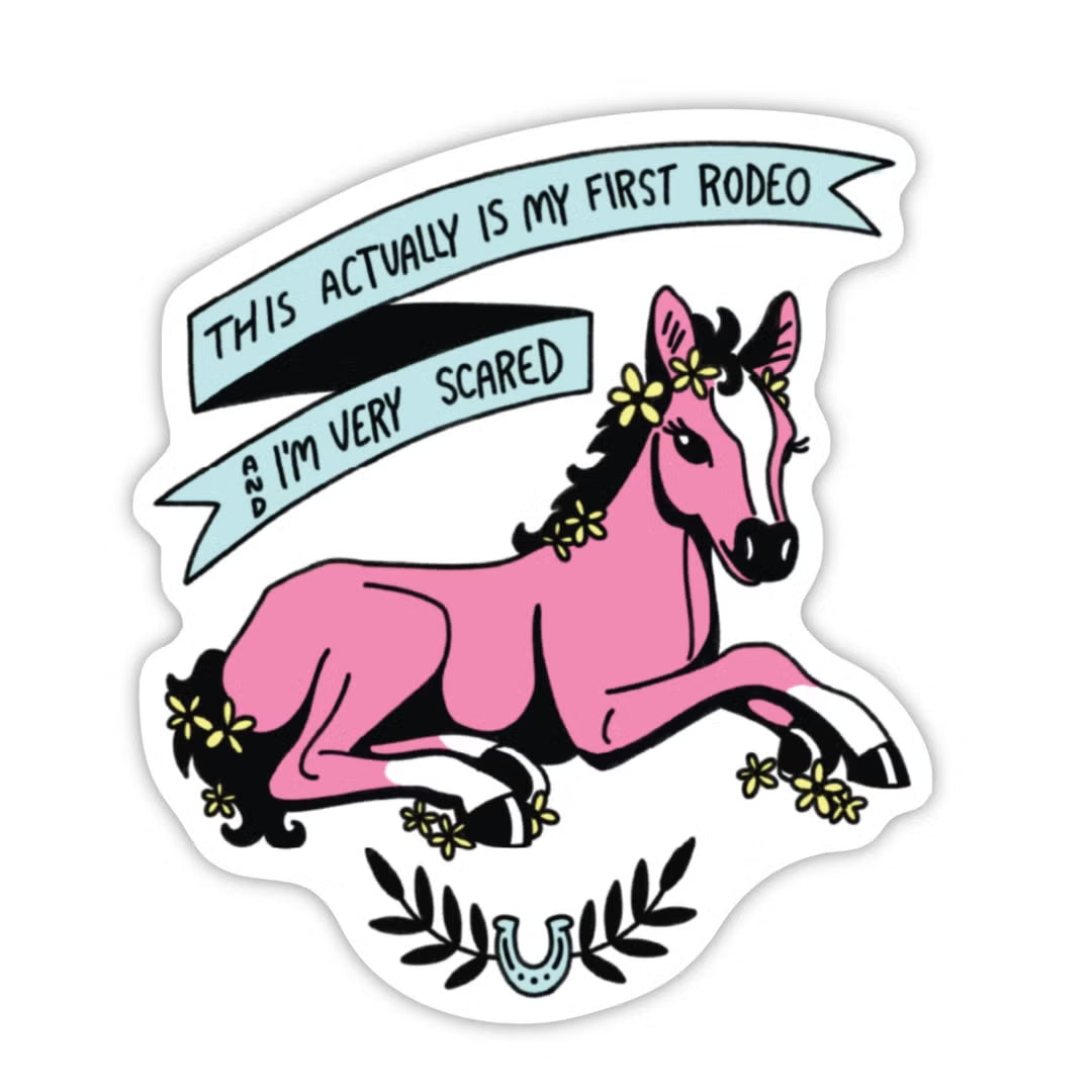 My First Rodeo Sticker by Inviting Affairs Paperie