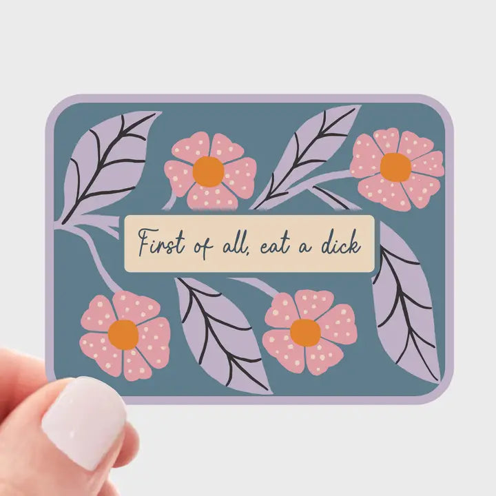 First of All Sticker by Yarnival