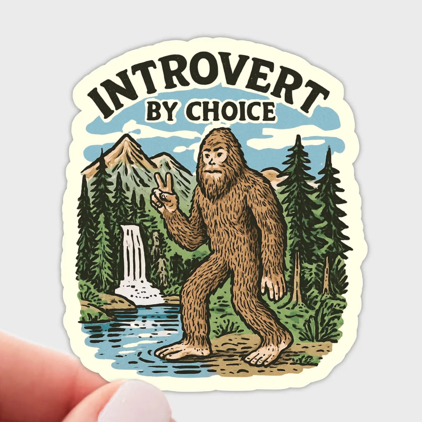 Introvert by Choice Sticker by Yarnival