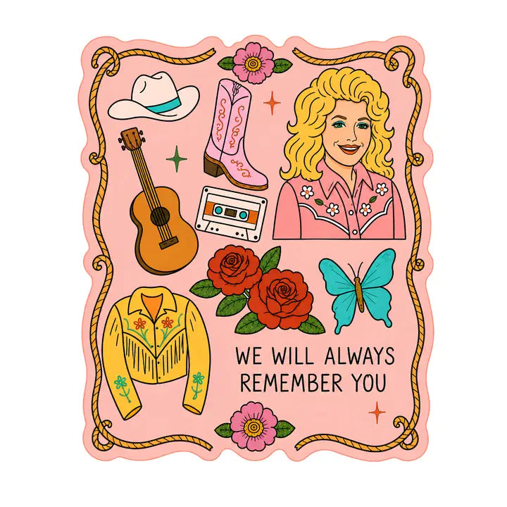 Dolly Memorial Sticker by Inviting Affairs