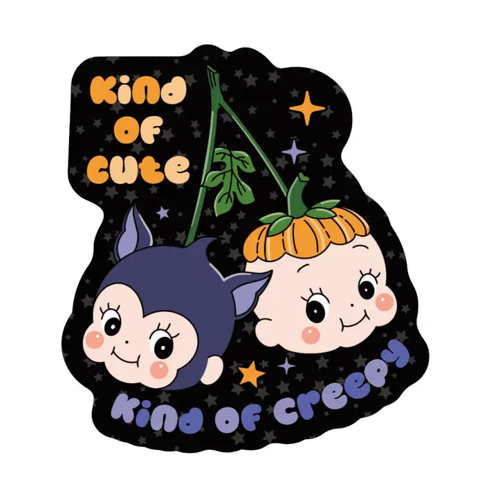 Kind of Cute Sticker by Juju and Moxie