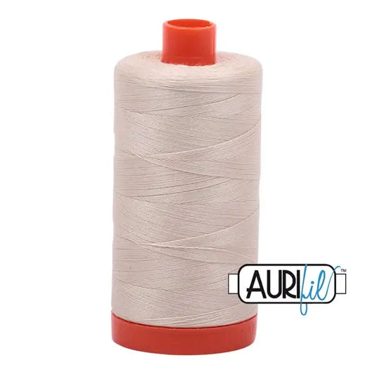 Aurifil 2310 Light Beige 50wt Cotton Large Spool