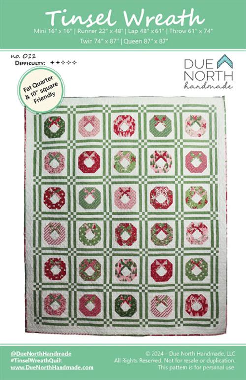 Tinsel Paper Pattern by Due North Hadmade