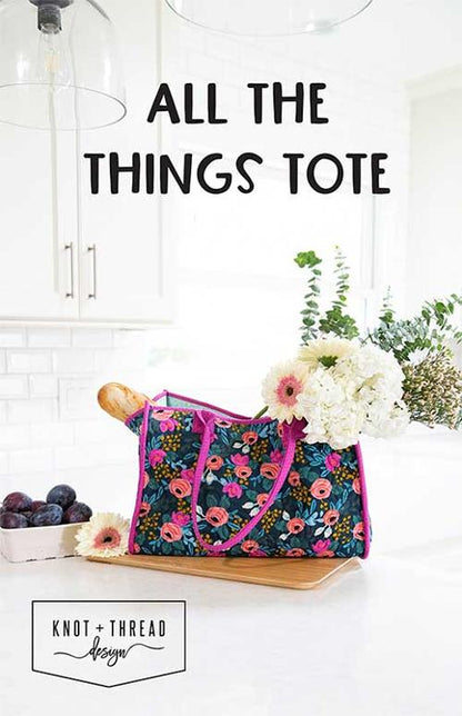 All The Things Tote Paper Pattern by Knot and Thread