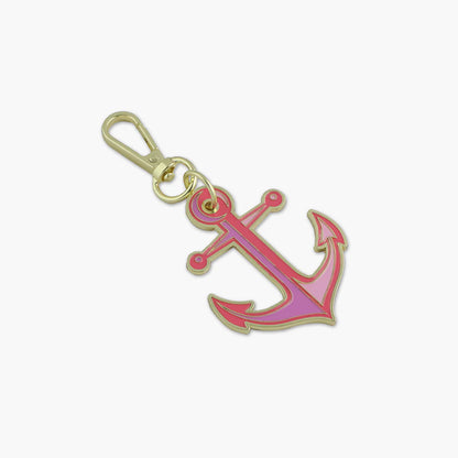 Tula Pink Anchor Floral Reef  Bag Charm in Coralline for Sallie Tomato