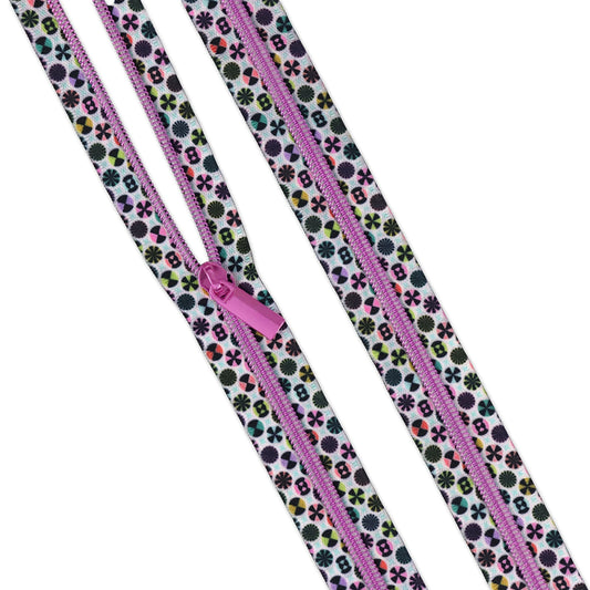 Tula Pink - Prince Charming Deja Vu Collection Taffy Zipper for Sallie Tomato