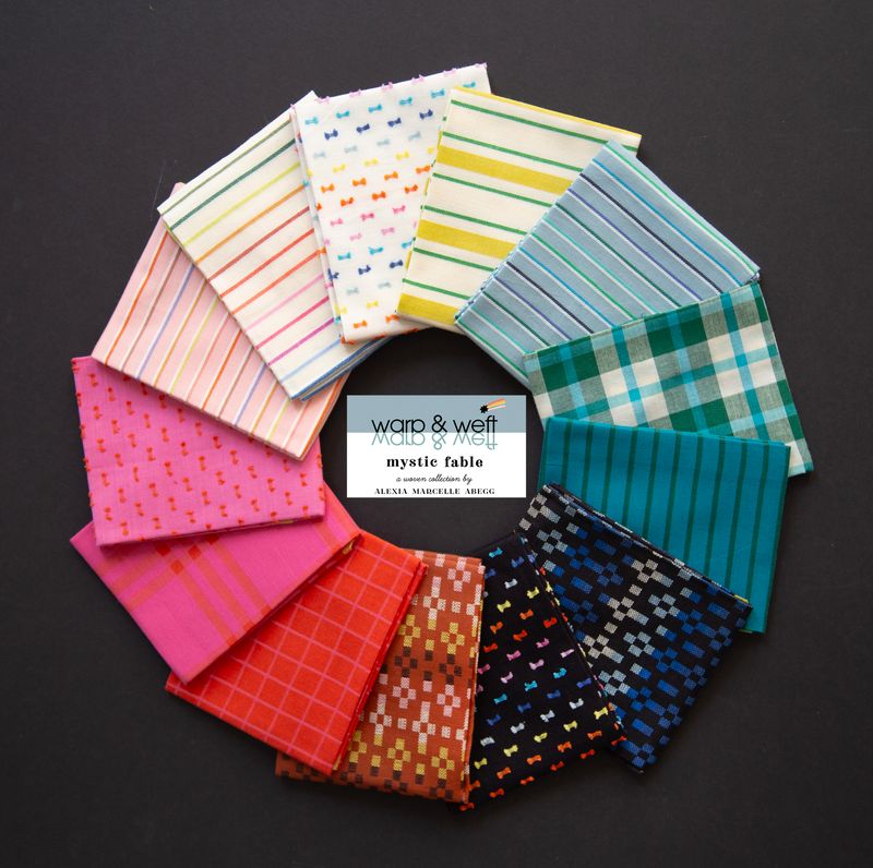 Warp Weft Mystic Fable Charm RS4123PP Precut by Alexia Abegg for Ruby Star Society