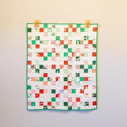 Tiny Christmas Mini Quilt