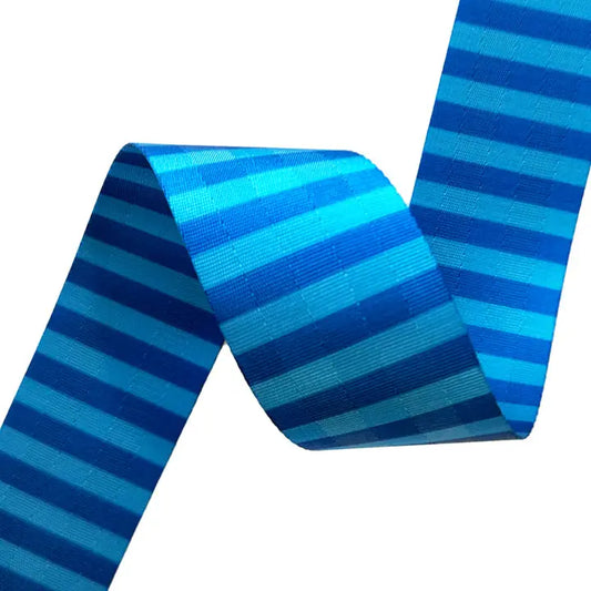 Blue Stripe 2” Webbing by Sassafras Lane