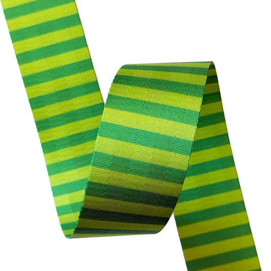 Green Stripe 2” Webbing by Sassafras Lane