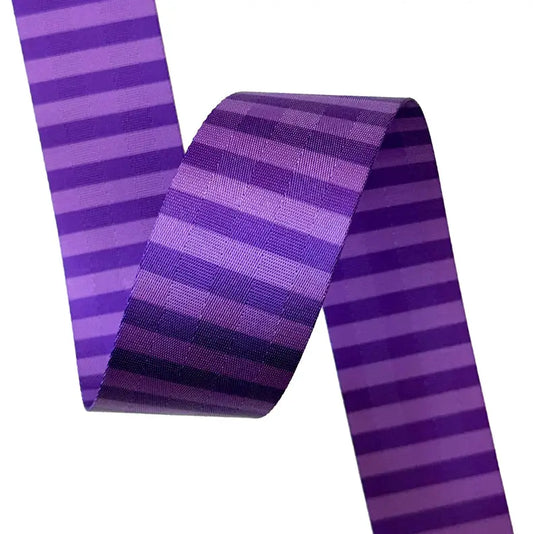 Purple Stripe 2” Webbing by Sassafras Lane
