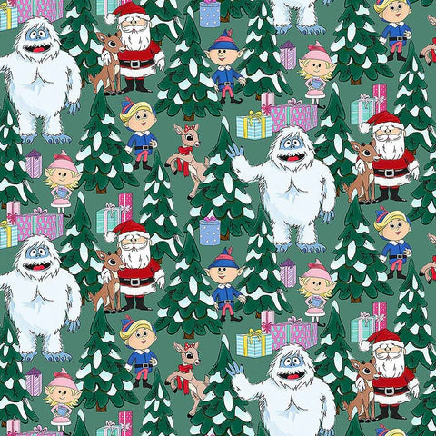 Rudolph The Red Nosed Reindeer - Scene in Light Spruce by Northcott