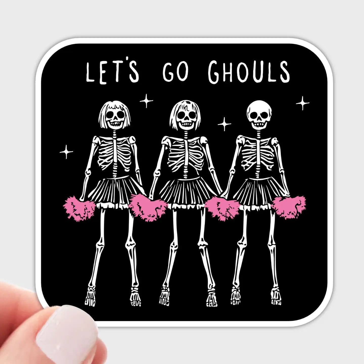 Let's Go Ghouls - Sticker by Yarnival