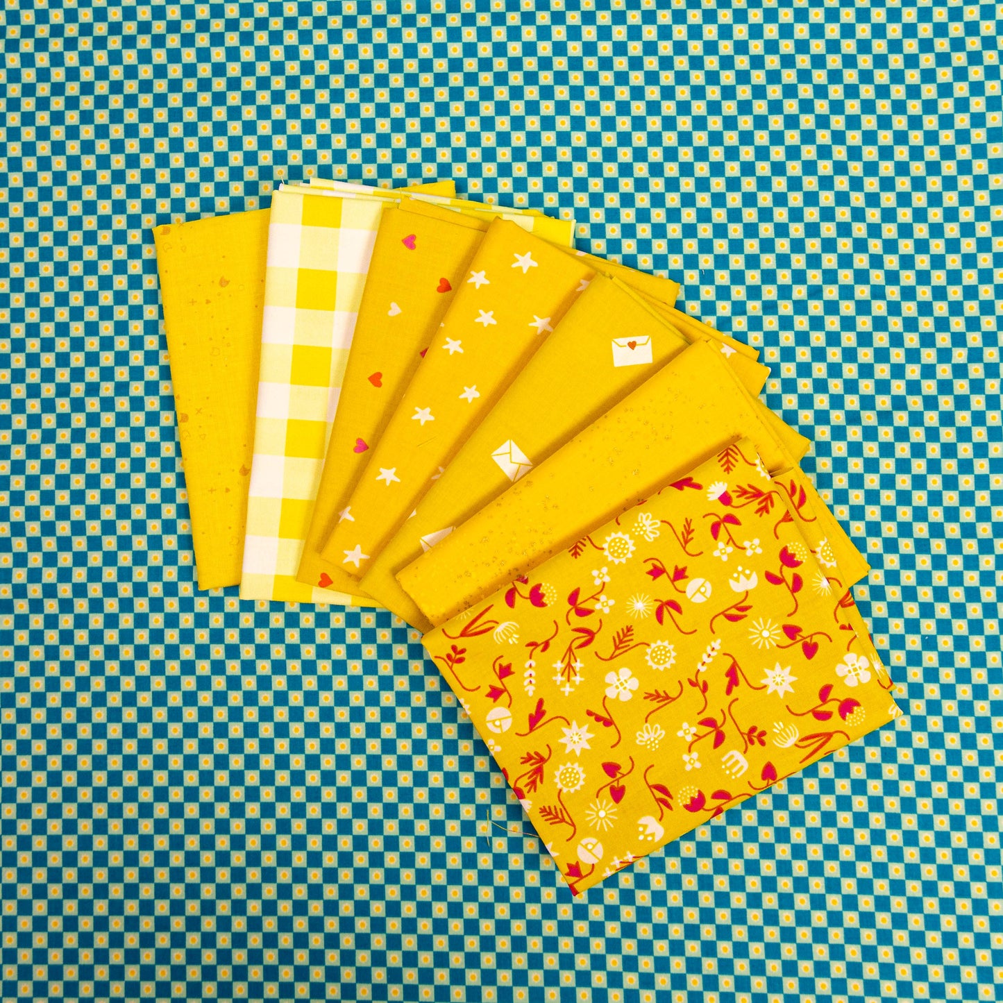 Yellow Brick Road  curated 7 pc FQ Bundle