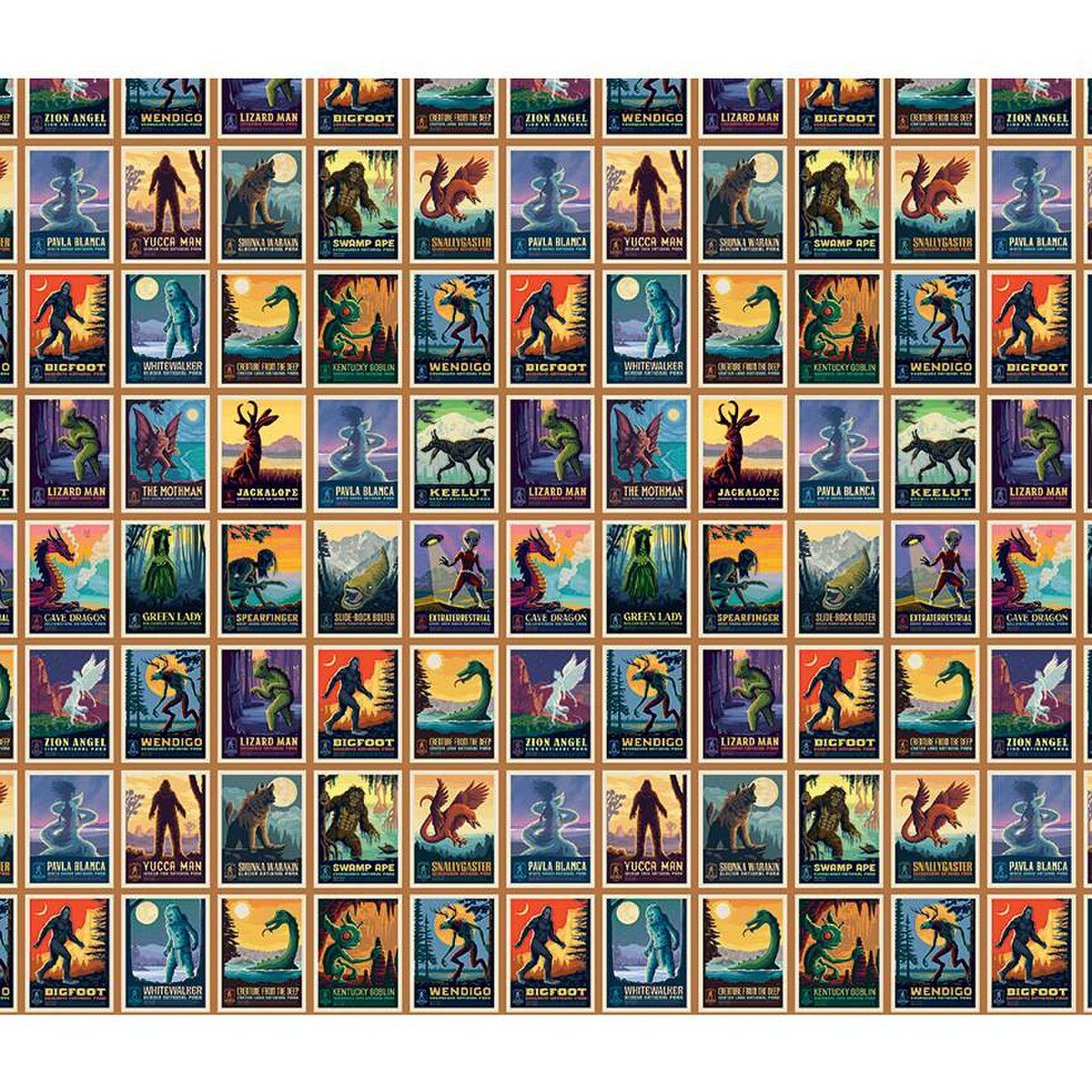 Legends of the National Parks Postcards Sienna CD13281
