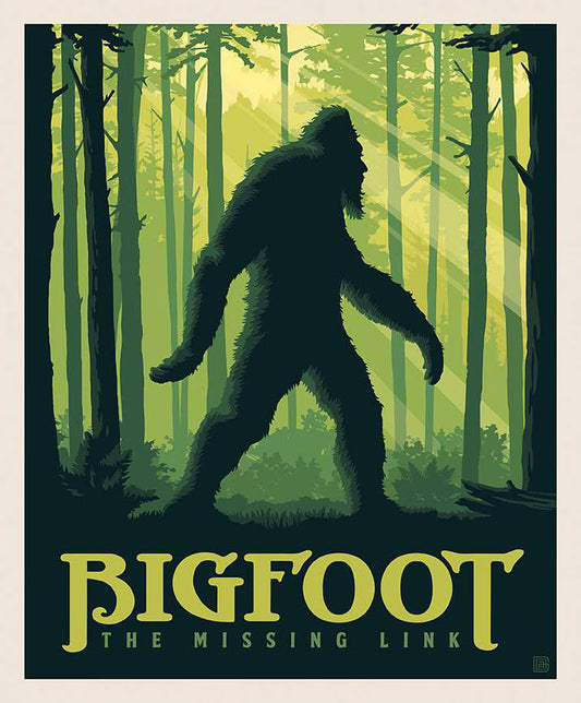 Legends of the National Parks Bigfoot The Missing Link Panel
