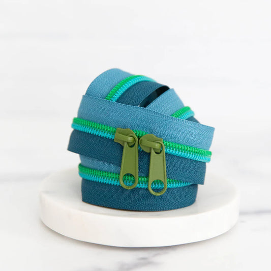 30" Zipper Olive Oasis SSCZ41 by Stitch Supply